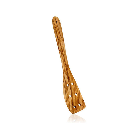 Cooking Spatula Metaltex Brown Natural Wood Olive Wood 30 cm-0