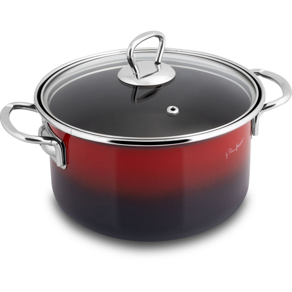 Lamart Email edény üvegtetővel 18cm (LT1181) (LT1181)-0